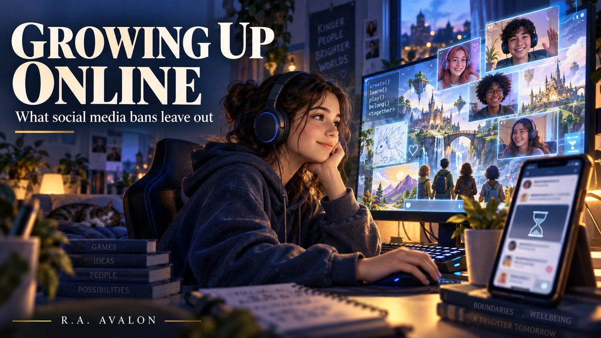 Growing Up Online: What Social Media Bans Leave Out
